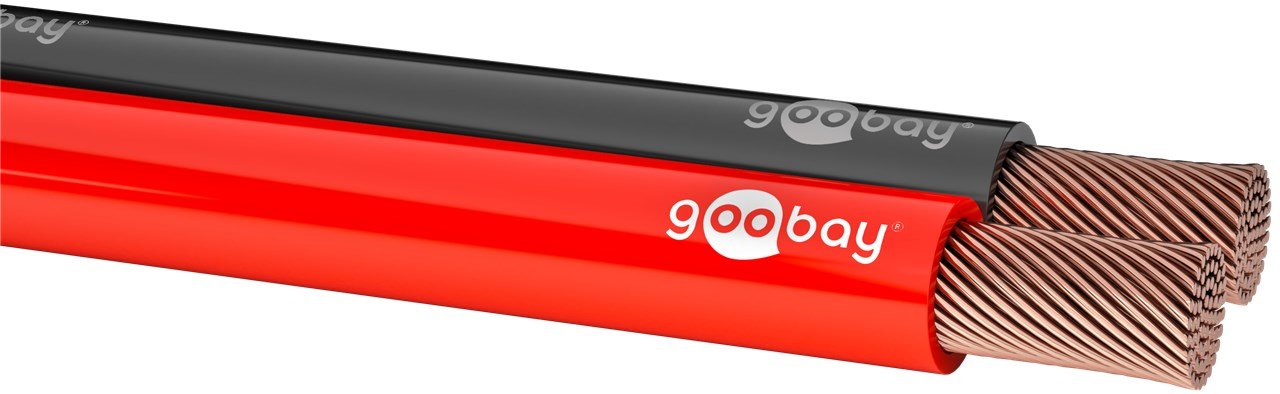 EAN 4040849677328 - Goobay 67732 cable de audio 10 m Negro, Rojo imagen 3