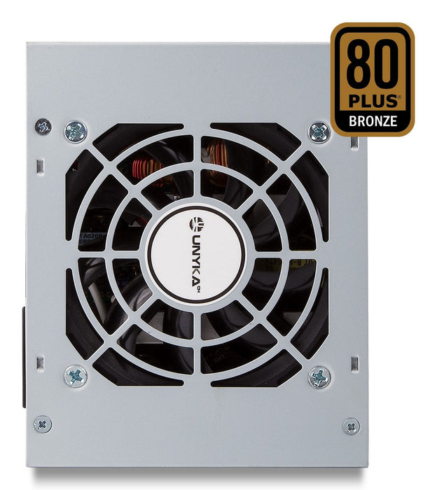 Caja Pc Micro Atx Unykach Uk2012 Cpu Max 80mm Gpu Max 220mm F.A Sfx 300w 80+ Bronze Negro