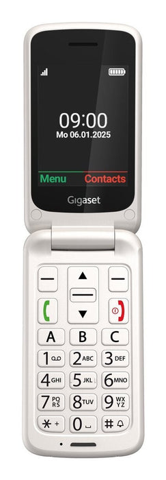 EAN 4255781906171 - Gigaset GL595 7,11 cm (2.8") 114 g Blanco Teléfono para personas mayores imagen 1