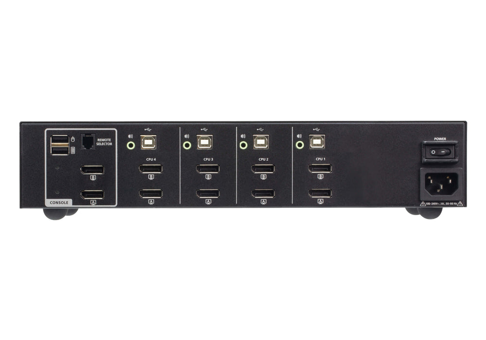 EAN 4710469341366 - ATEN CS1144DP4 interruptor KVM Negro imagen 2