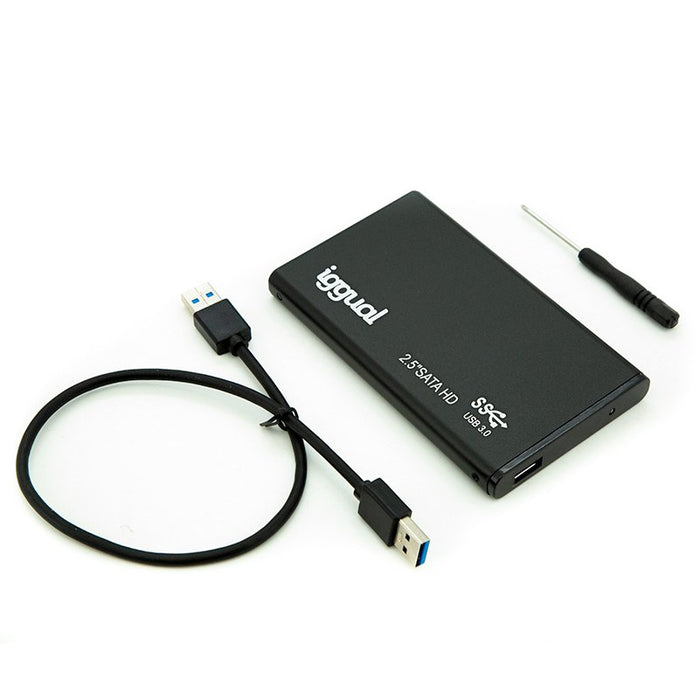 EAN 8435364317006 - iggual IGG317006 caja para disco duro externo Caja de disco duro (HDD) Negro 2.5" imagen 2