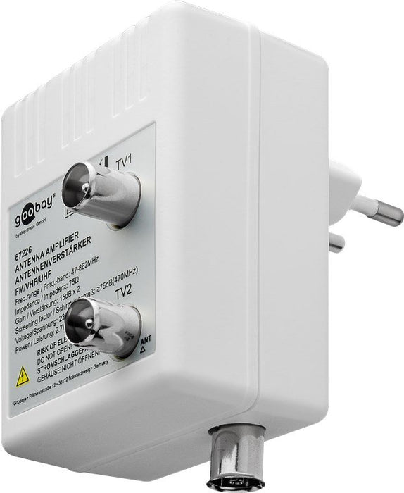 EAN 4040849672262 - Goobay 67226 amplificador señal de TV 47 - 862 MHz imagen 2