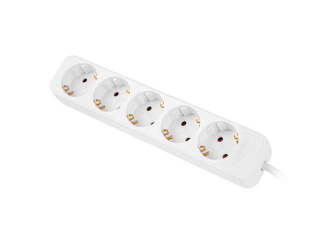 EAN 5901969429220 - Lanberg PS0-05F-0300-W base múltiple 3 m 5 salidas AC Interior Blanco imagen 4