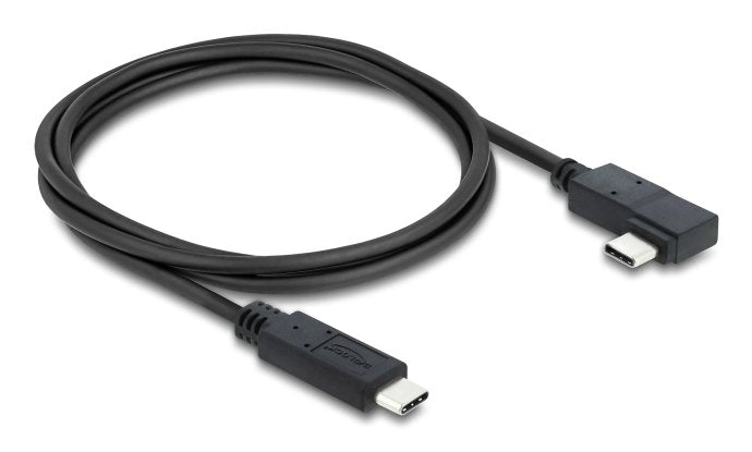Delock Koaxiales Usb 40 Gbps Cable Angular Links / Rechts Usb Pd 3.1 240 W 0,5