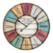 EAN 4009816025449 - TFA-Dostmann 60.3021 reloj de mesa o pared Reloj mecánico Círculo Cian, Marfil, Rojo, Amarillo imagen 1