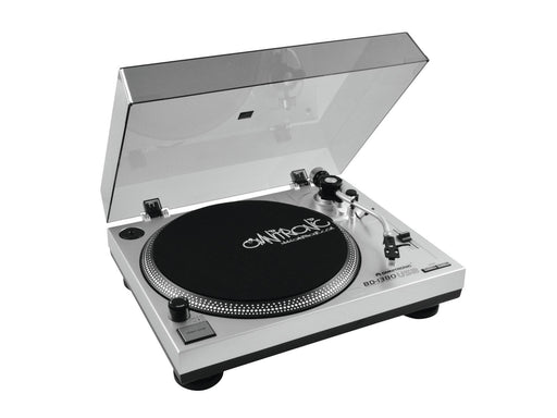 EAN 4026397356090 - Omnitronic 10603043 tornamesa para dj Tocadiscos de tracción por correa portátil Plata imagen 1