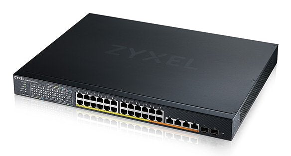 Zyxel Xmg1930-30hp  24-Port 2.5gbe Smart Managed Layer 2 Poe 700w     22xpoe+/8xpoe++ Switch With 4 10gbe And 2 Sfp+ Uplink