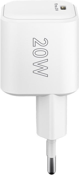 Cargador Rápido Goobay 20w Usb-C Pd Gan (Blanco) 76691