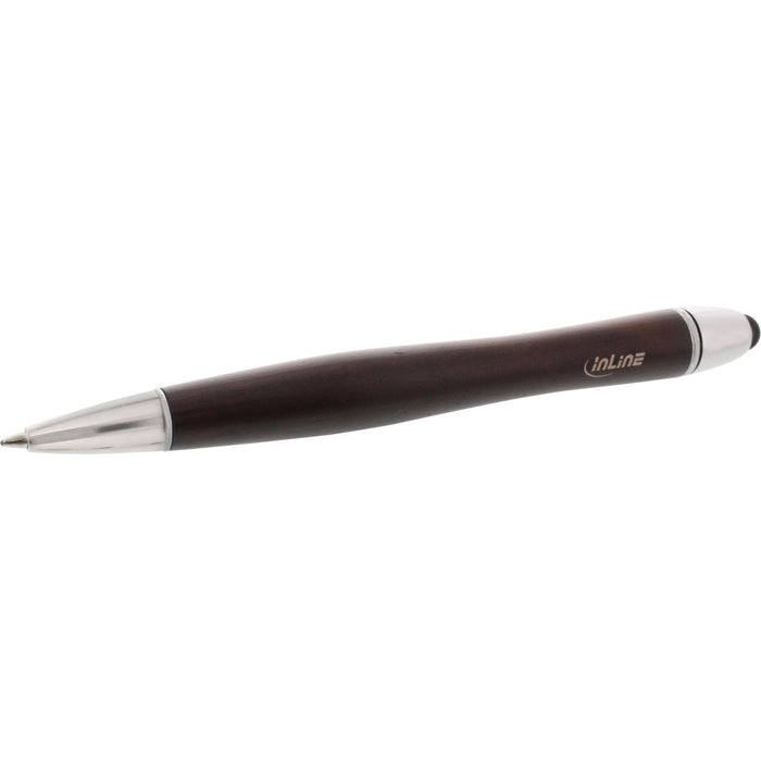 Woodpen Inline Touchpad Stylus + Ball Pen Nogal / Metal