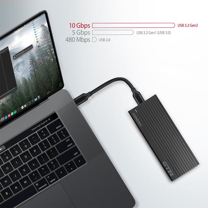 EAN 8595247906151 - Axagon EM2-GTR Caja externa para unidad de estado sólido (SSD) Negro M.2 imagen 6