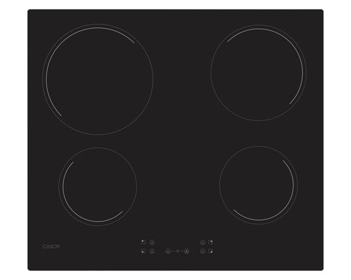 EAN 8059019059129 - Candy Idea CH64CCB/4U2 Negro Integrado 59 cm Cerámico 4 zona(s) imagen 1