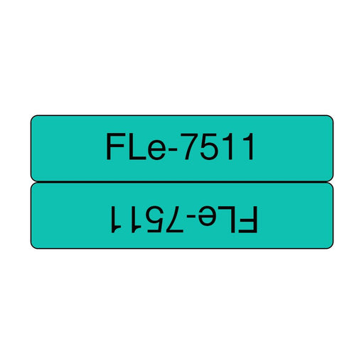 EAN 4977766769686 - Brother FLE-7511 cinta para impresora de etiquetas Negro sobre verde imagen 1