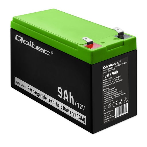 EAN 5901878530314 - Qoltec 53031 batería para sistema ups Sealed Lead Acid (VRLA) 12 V 9 Ah imagen 1