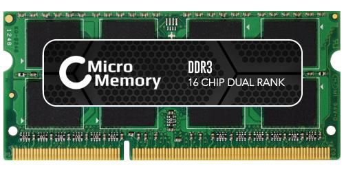 EAN 5711045581717 - CoreParts MMDDR3-10600/2GBSO-128M8 módulo de memoria 2 GB DDR3 204-pin SO-DIMM imagen 1