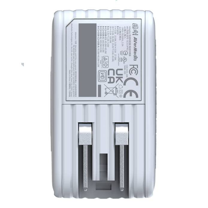 EAN 4711289503217 - AVerMedia GC313Pro Universal Blanco Corriente alterna Carga rápida Interior imagen 2