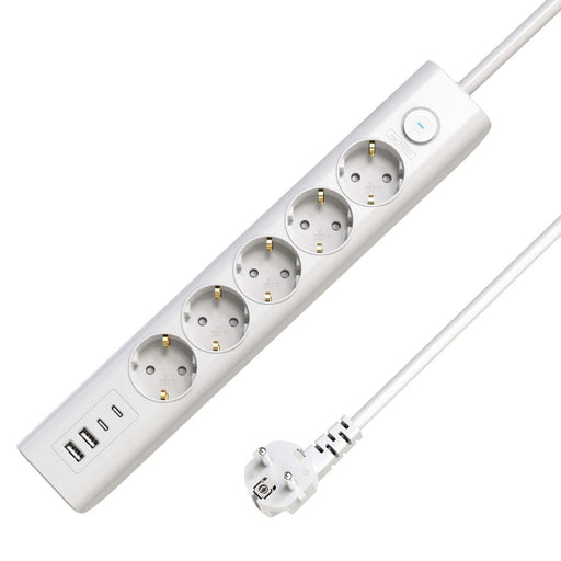EAN 5715063467589 - Microconnect MC-GRU00515WS-USB base múltiple 1,5 m 5 salidas AC Interior Blanco imagen 1