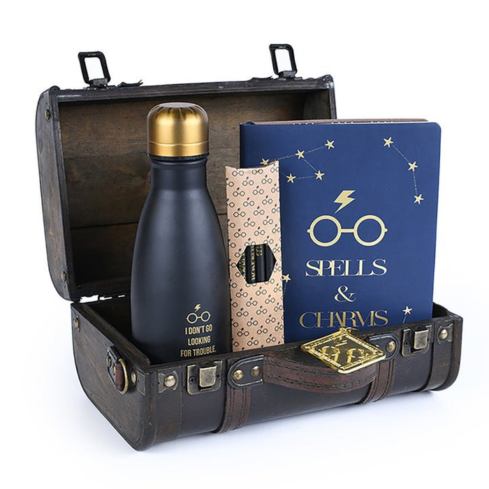 Replica Pyramid Harry Potter Baul De Almacenamiento Hogwarts Trouble Finds Me