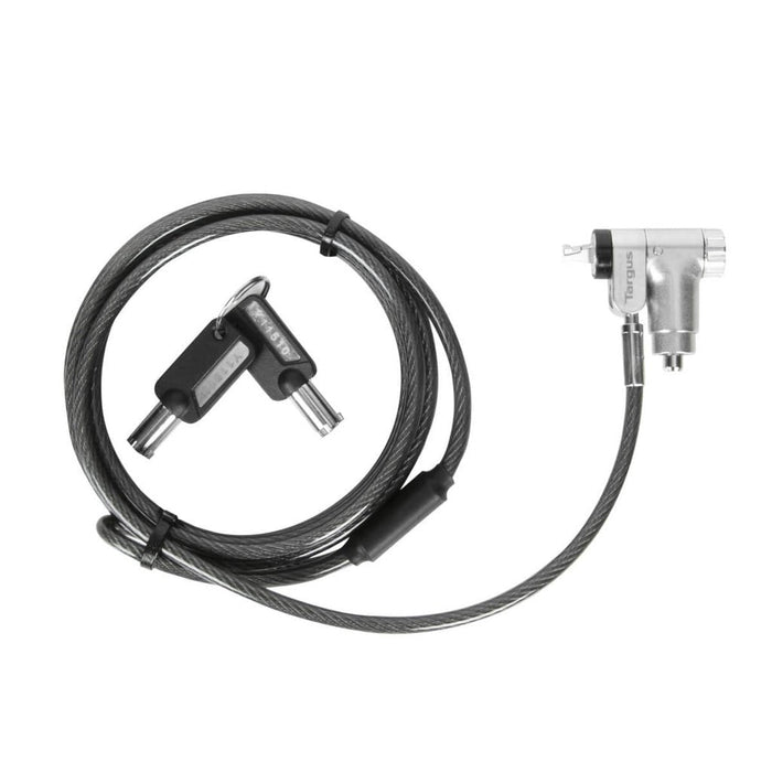 Targus Asp95dmglx25 Cable Antirrobo Negro, Plata