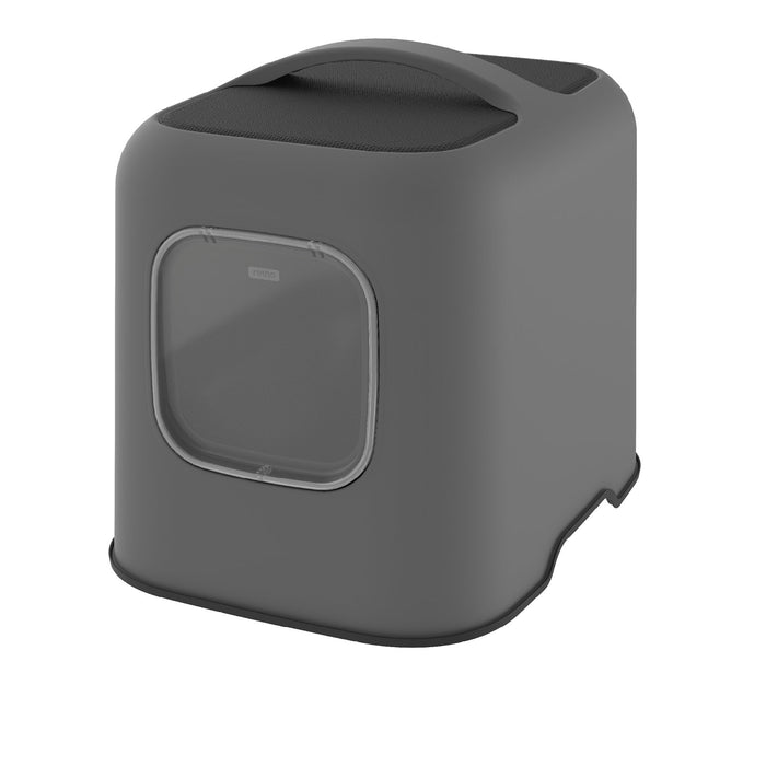 EAN 7610859245038 - Rotho BIALA Gato Caja de arena con cubierta Negro, Gris imagen 1