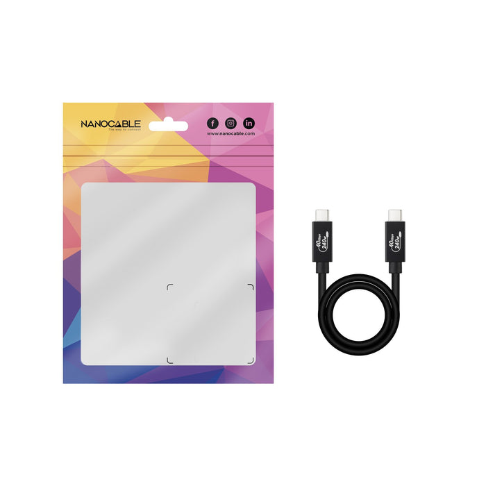 EAN 8433281014411 - Nanocable 10.01.5001 cable USB USB4 Gen 3x2 USB C imagen 3