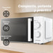 EAN 8426156019123 - Grunkel MW-20EASY microondas Blanco, Negro Solo microondas Encimera 20 L 700 W imagen 6