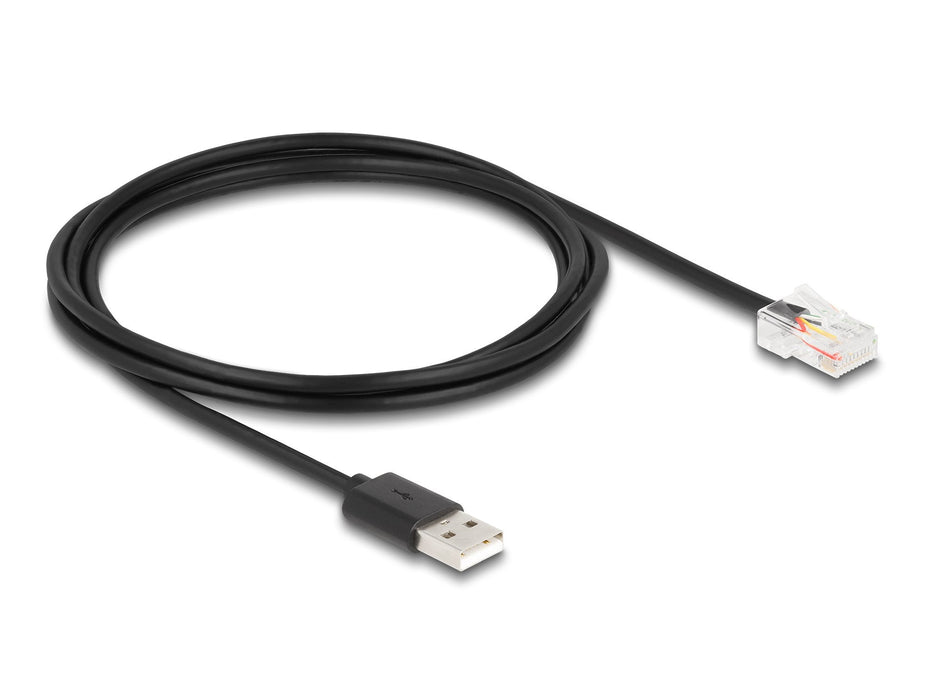 Delock Cable De Comunicación Sai Usb 2.0 Tipo-A A Usb Rj50 2 M