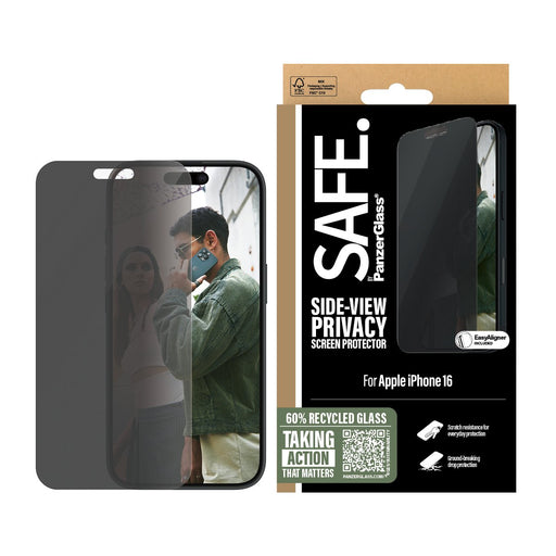 EAN 5715685002694 - PanzerGlass SAFE. by ® Privacy Screen Protector iPhone 16 | 15 | Ultra-Wide Fit Protector de pantalla App imagen 2
