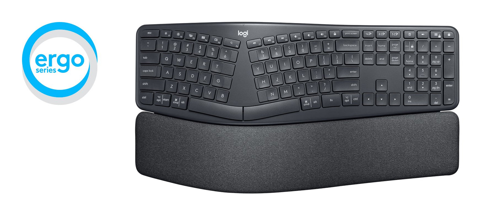 EAN 5099206094949 - Logitech ERGO K860 teclado Oficina RF Wireless + Bluetooth QWERTY Español Grafito imagen 5