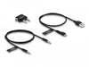 EAN 4043619271818 - DeLOCK 27181 auricular y casco Inalámbrico y alámbrico Diadema Llamadas/Música MicroUSB Negro imagen 4