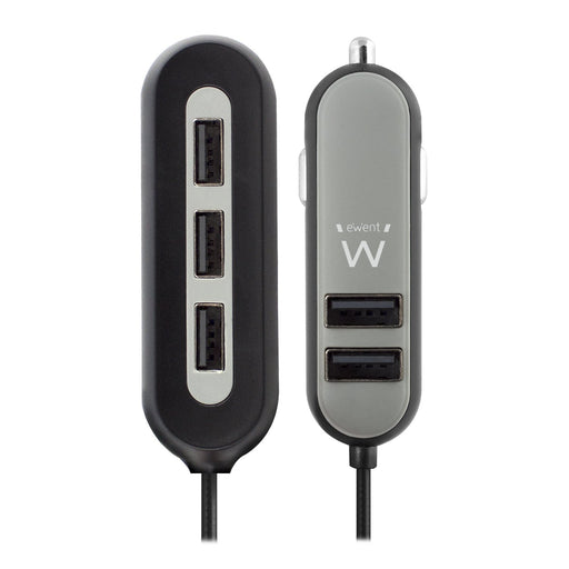EAN 8054392613968 - Ewent EW1355 cargador de dispositivo móvil Universal Negro, Gris Encendedor de cigarrillos Auto imagen 1