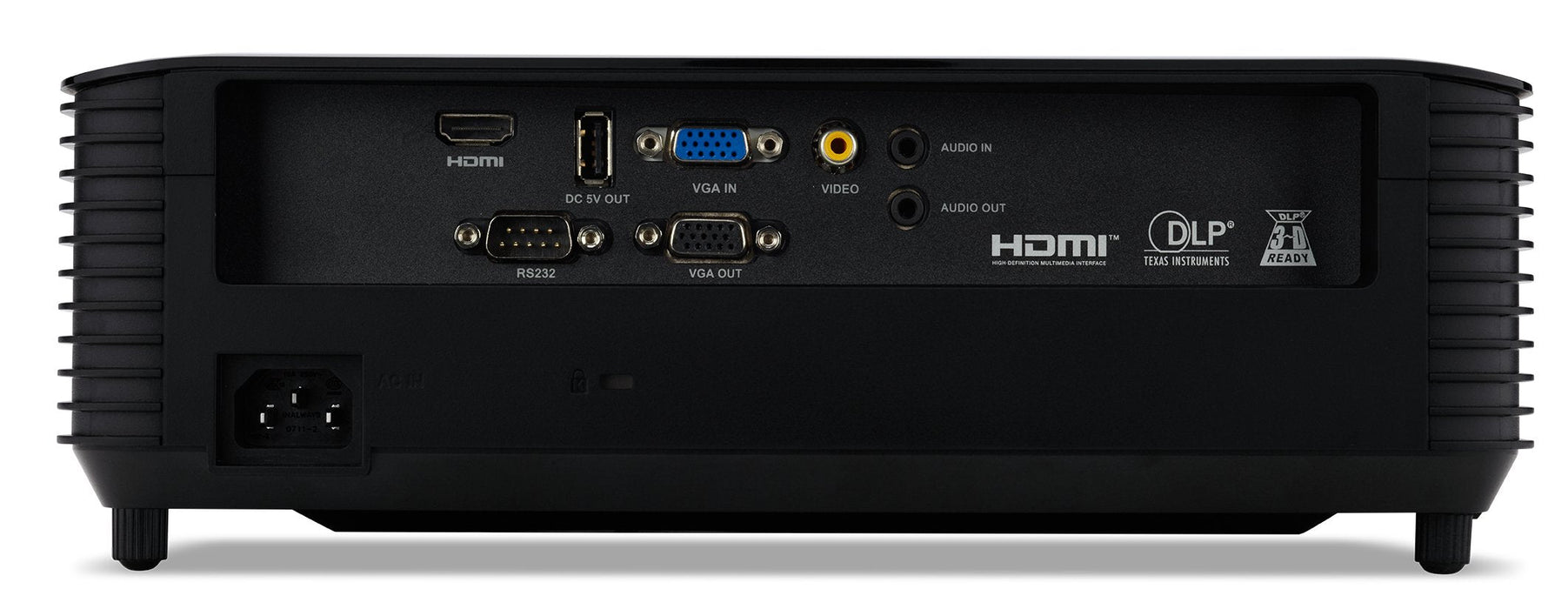 Proyector  Acer Bs-314, Dlp Negro, Wxga, Hdmi, Vga, 5000 Lúmenes Ansi Mr.Jtj11.00q