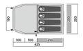 EAN 5709388144621 - Easy Camp Hemsedal 4 Verde Tienda tipo túnel imagen 6