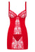 EAN 5901688212431 - Obsessive Heartina S/M Camisola Rojo Elastano, Poliamida imagen 1