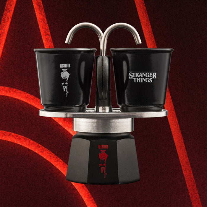 Bialetti Espressokanne Stranger Things Con 2 Espressotassen