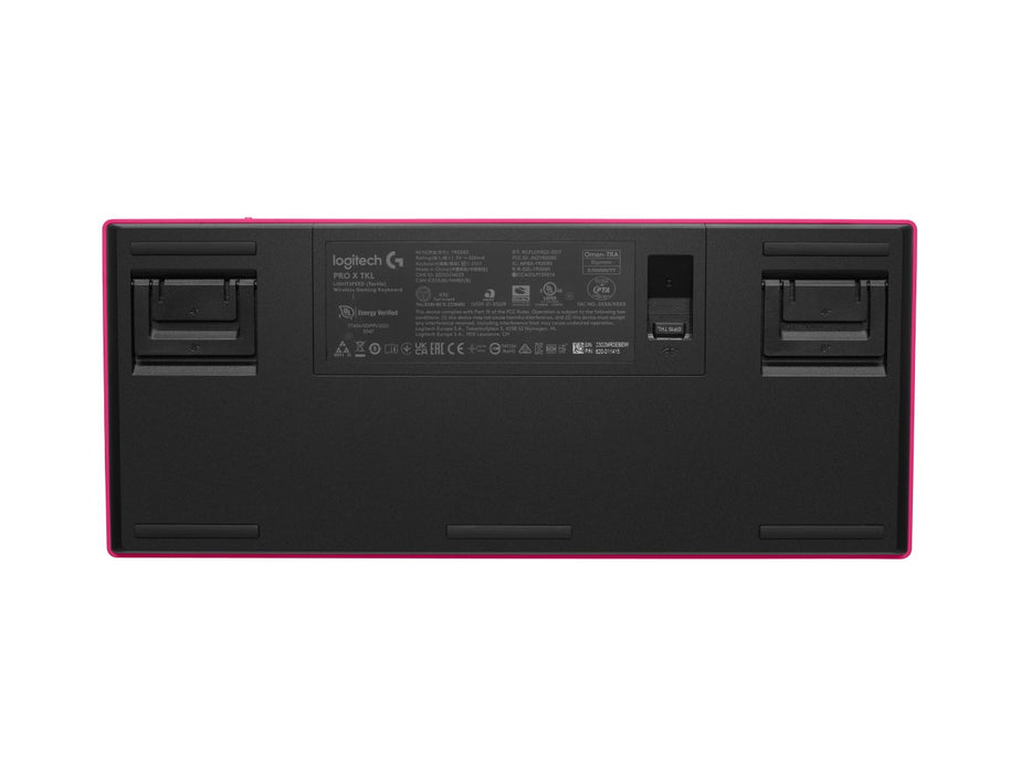 EAN 5099206113534 - Logitech G PRO X TKL teclado Juego RF Wireless + Bluetooth QWERTY Internacional de EE.UU. Magenta imagen 4
