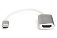 EAN 4016032385950 - Digitus DA-70836 adaptador de cable de vídeo 0,2 m USB Tipo C Plata imagen 7