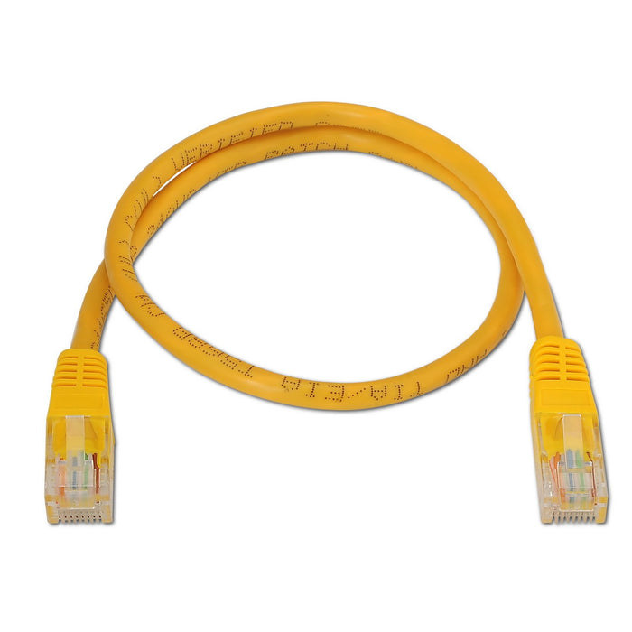 EAN 8436574702521 - AISENS A135-0253 cable de red Amarillo 0,5 m Cat6 U/UTP (UTP) imagen 2