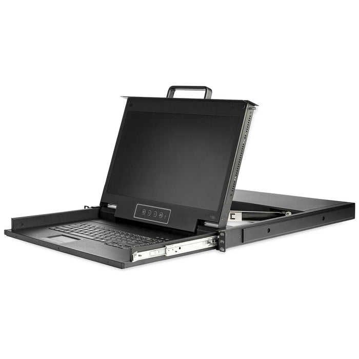 EAN 0065030872478 - StarTech.com RKCONS17HD consola de rack 43,9 cm (17.3") 1920 x 1080 Pixeles Acero Negro imagen 2