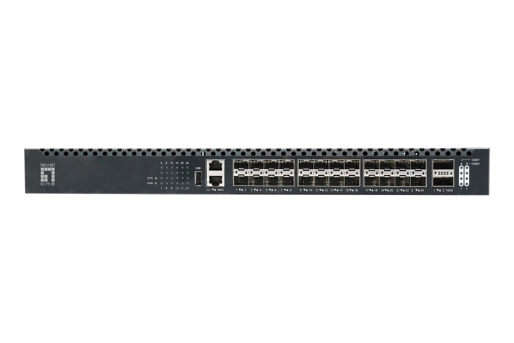 EAN 4015867238479 - LevelOne XQS-3126 switch Gestionado L3 Negro imagen 2