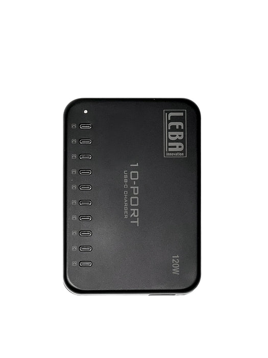 Notecharge 10 Ports, Usb-C 12  Watt (Schuko Plug)