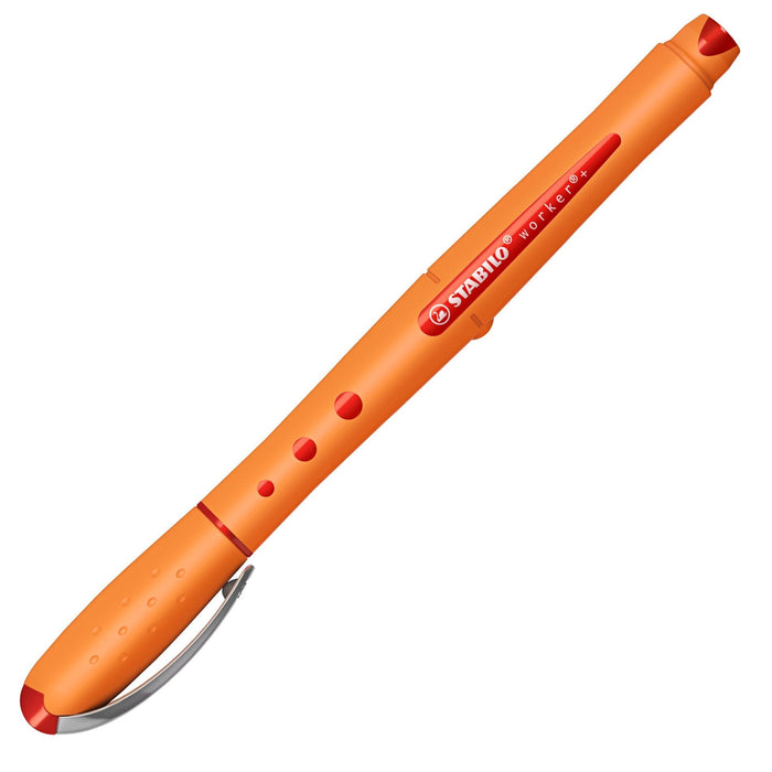 Stabilo Worker®+ Bolígrafo Roller Naranja 0,5 Mm - Rojo