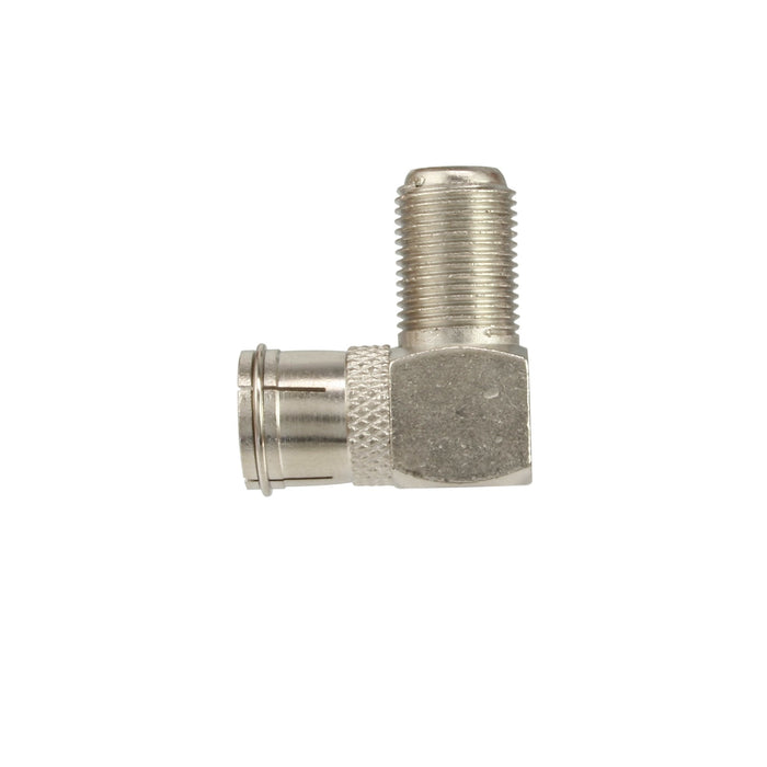 Adaptador Inline F-Quick Macho Sat A F Hembra Sat En Ángulo