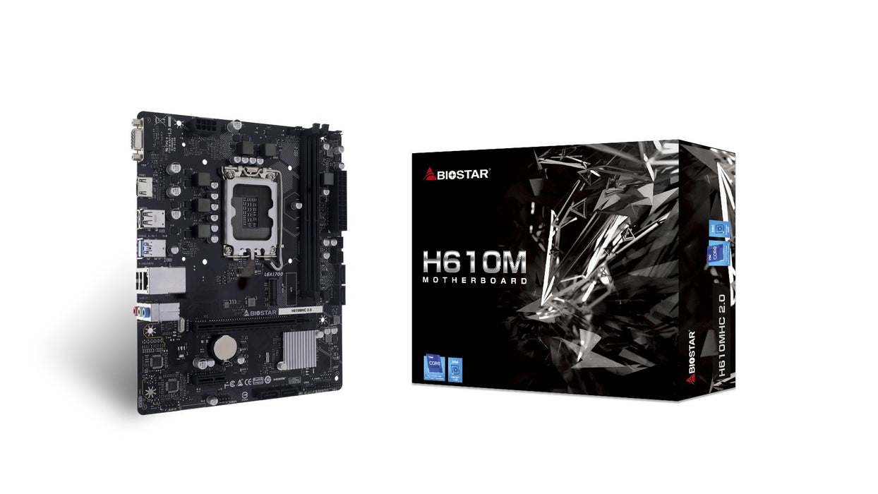 EAN 4712960688278 - Biostar H610MHC 2.0 placa base Intel H610 LGA 1700 micro ATX imagen 1