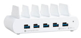 EAN 0819472024854 - Compulocks 5 Ports USB Charging Dock Station Smartphone, Tableta Blanco Corriente alterna Interior imagen 1