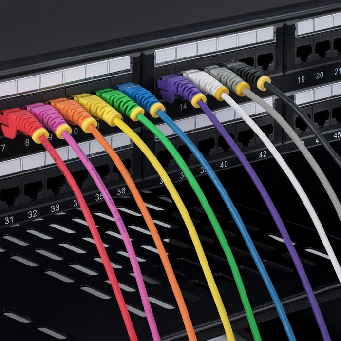 EAN 0065030918572 - StarTech.com N6PAT100CMYLS cable de red U/UTP (UTP) Alrededor imagen 5