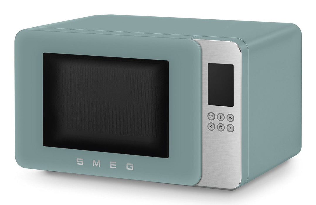 Microondas Smeg Con Grill Moc01egmeu, 4 Funciones, 1900w, Verde Esmeralda Mate