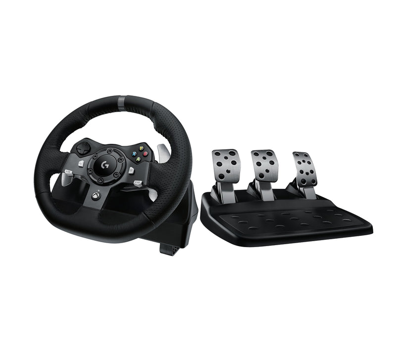 Volante De Carreras Logitech G920 Driving Forcé Para Xbox One Pc Forcé Feedback Con Dos Motores 900  Rotación Pedales Calibracion Automatica