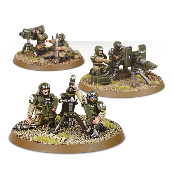 Warhammer 40k - Astra Militarum Cadian Heavy Weapon Squad (2023)