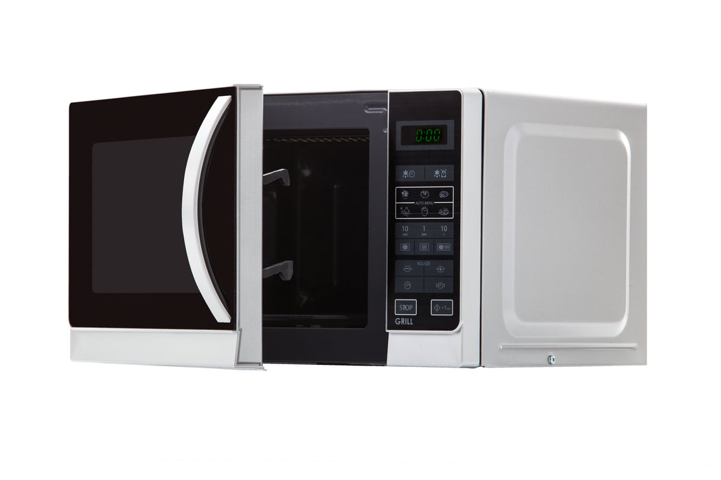 Microondas Con Grill Sharp R642inw 800w (1000w Grill) 20 Litros Control Táctil Pantalla Led  11 Niveles Potencia  8 Funciones Automáticas