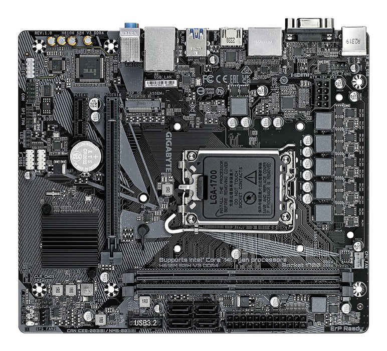 EAN 4719331859732 - GIGABYTE H610M S2H V3 DDR4 placa base Intel H610 Express LGA 1700 micro ATX imagen 4